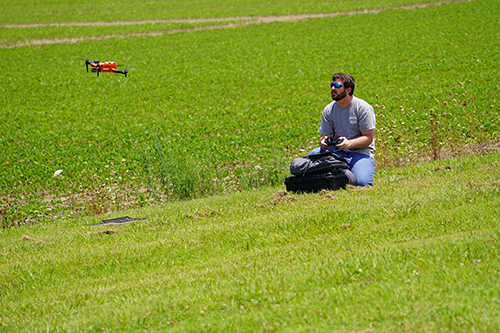 flying drone