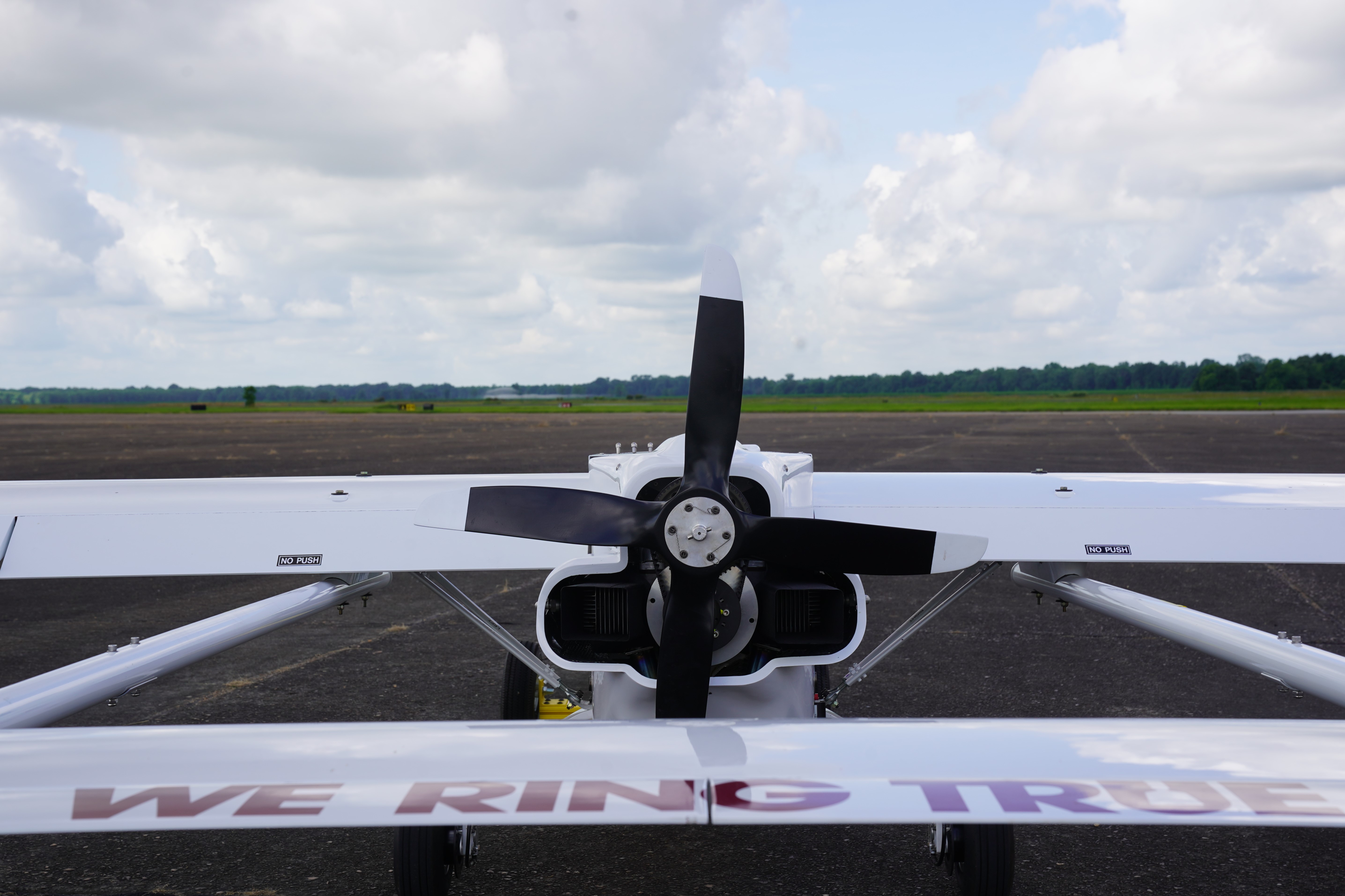 Four blade propeller of Group 3 UAS known as QuietShark