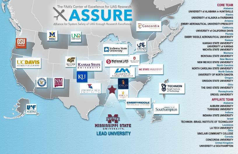 LEAD Universities map